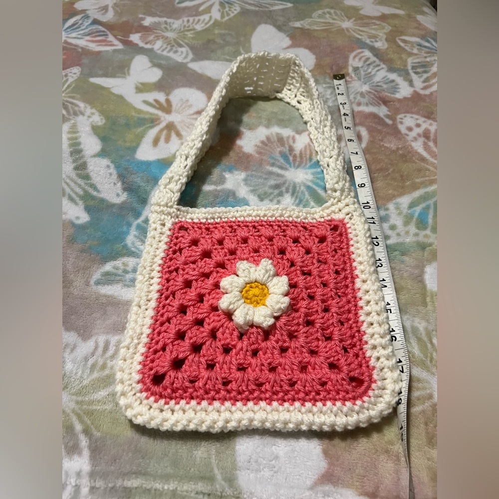 Crocheted Toddler Shoulder/Crossbody Bag 🌺